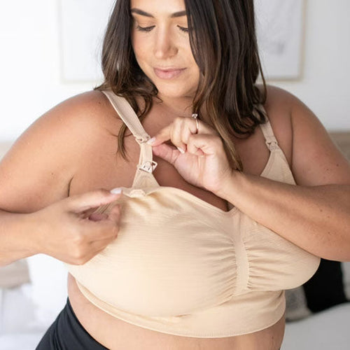 Lot de 3 soutien-gorge d'allaitement spécial forte poitrine.