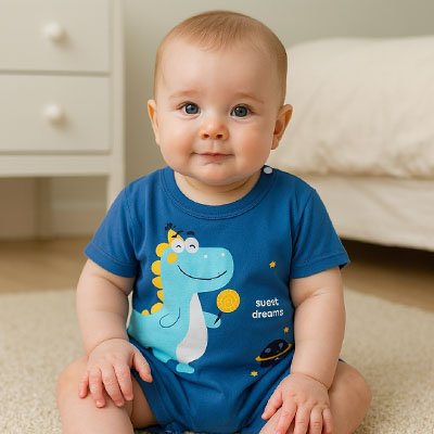 Barboteuse Bébé Coton Bio | BBCADUM France