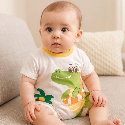 Barboteuse Bébé Coton Bio | BBCADUM France