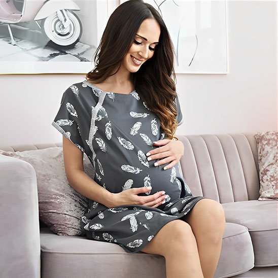 Chemise de Nuit Allaitement | Confort Serein | BBCADUM