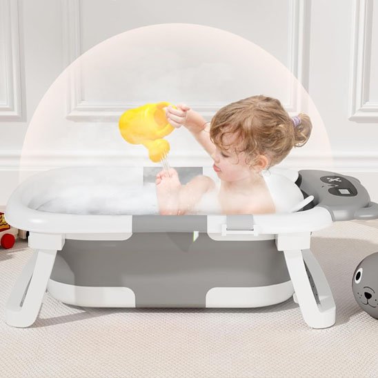 Baignoire bébé pliable | Thermosécurité