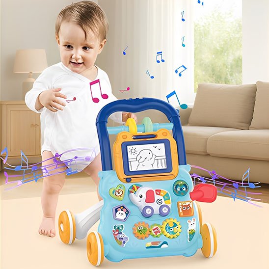 Trotteur bébé | Multifonctions Éveil Sécurité