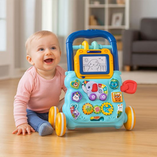 Trotteur bébé | Multifonctions Éveil Sécurité