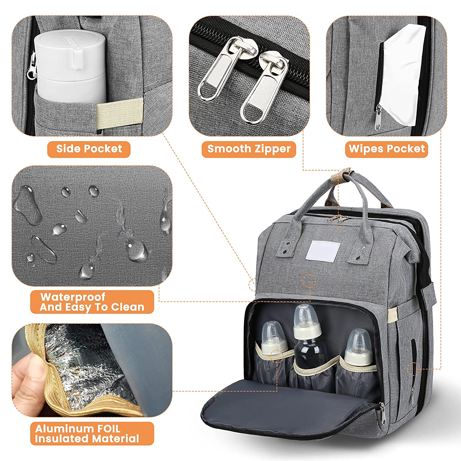 Sac à langer portatif | Berceau de voyage BabyNappy™ - bbcadum
