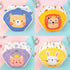 Lot de quatre couches lavables pour bébé avec des motifs d&