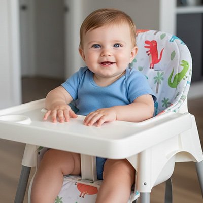 Coussin chaise haute 