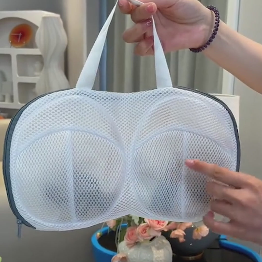 Vidéo explicative du filet de lavage pour soutiens-gorge.