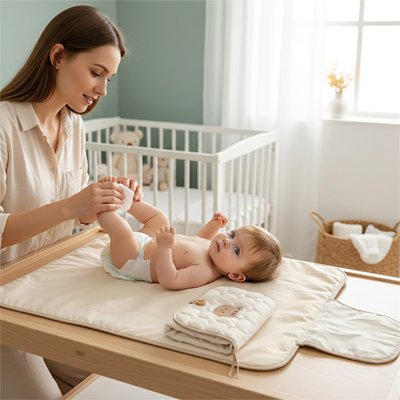 Tapis à langer nomade | Pratique &amp; Élégant