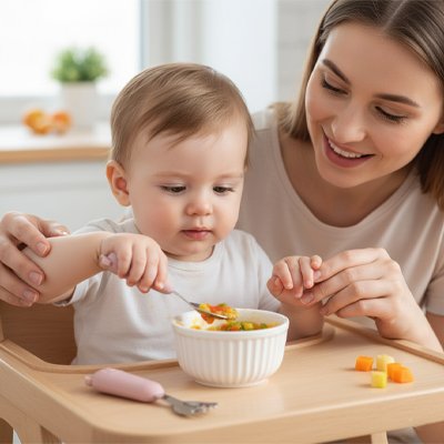 Couvert bébé | Ergonomique