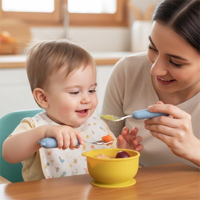 Couvert bébé | Ergonomique