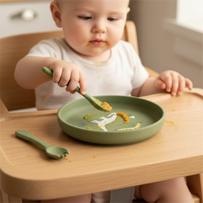 Assiette bebe | Antidérapante Silicone