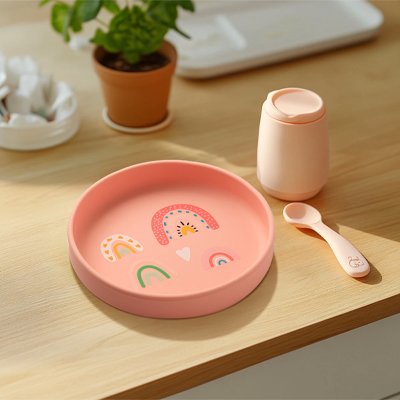 Assiette bebe | Antidérapante Silicone